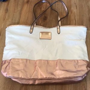 Victoria’s Secret chrome pink tote bag